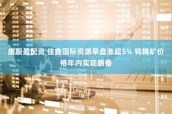 唐股盈配资 佳鑫国际资源早盘涨超5% 钨精矿价格年内实现翻番