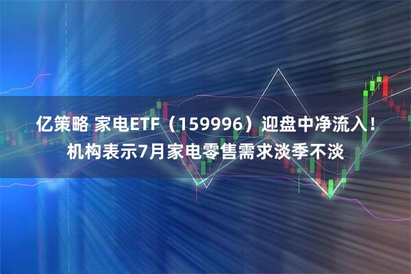 亿策略 家电ETF（159996）迎盘中净流入！机构表示7月家电零售需求淡季不淡